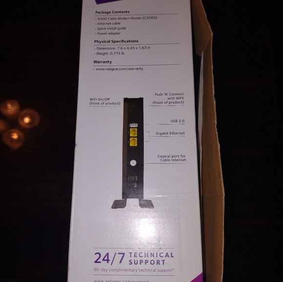 Wifi cable modem router - Picture 3 of 5